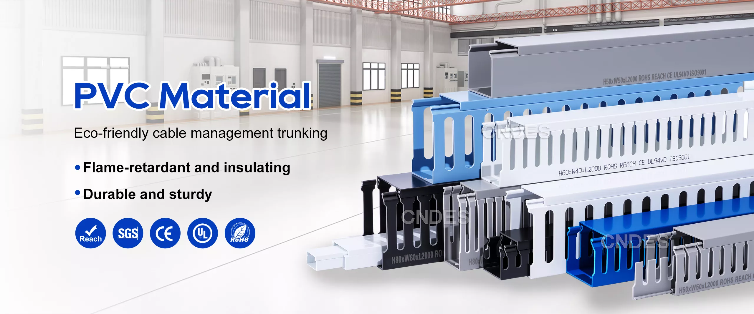 Txinako PVC Cable Trunking hornitzailea Txinako PVC Cable Trunking hornitzailea