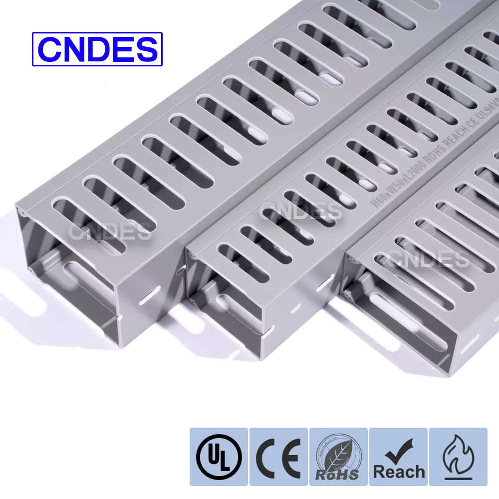 PVC itxiko zirrikitu kableatuaren kanalizazioa